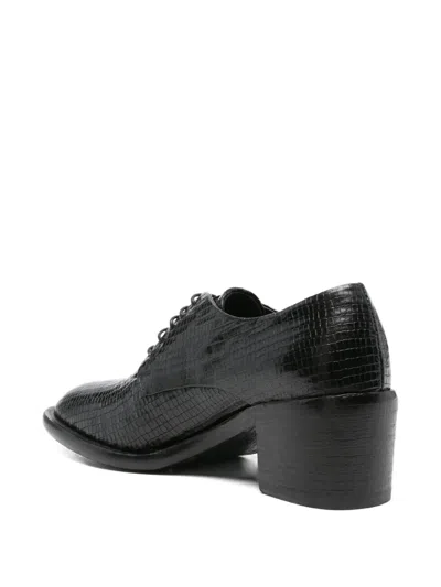 King Tartufoli 55mm Lace-up Block-heel Derby Shoes