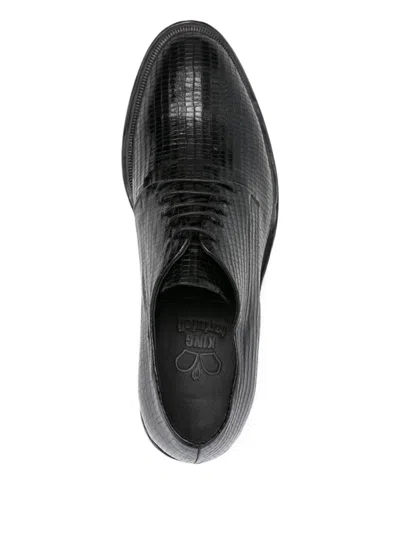 King Tartufoli 55mm Lace-up Block-heel Derby Shoes