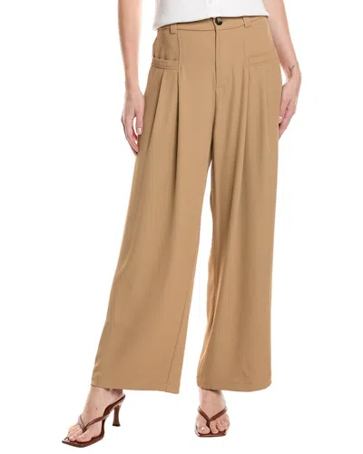 Seraphina Pleated Pant In Brown