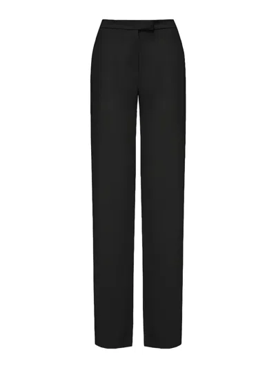 Jijil Jolie Straight-leg Trousers In Black
