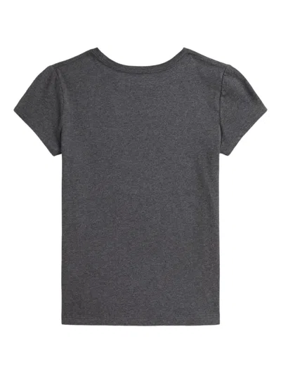Polo Ralph Lauren Patch-logo T-shirt In Black