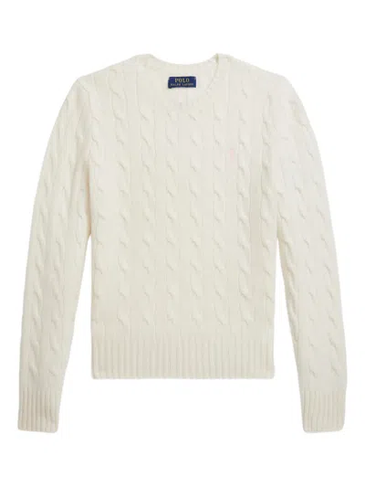 Polo Ralph Lauren Cable-knit Pullover In White