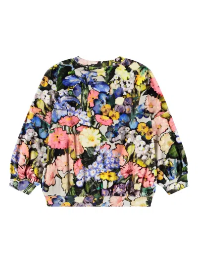 Molo Marika Floral-print Sweatshirt In Multi
