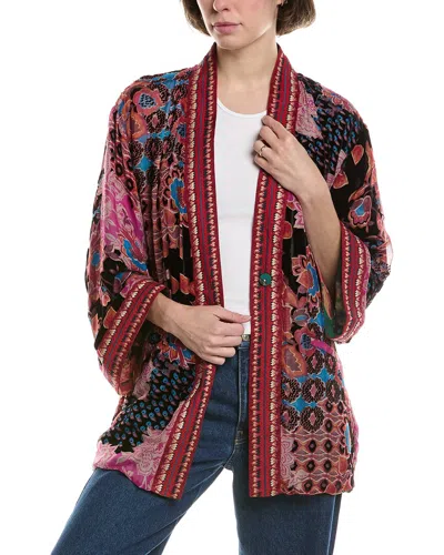 Johnny Was Merhawi Burnout Silk-blend T Kimono In Multi