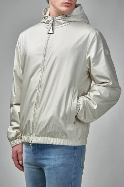 Moncler Domene Hooded Jacket In Gray
