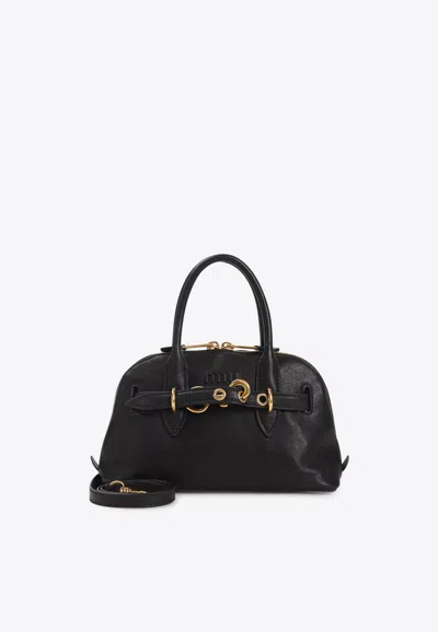 Miu Miu Aventure Top Handle Bag In Nappa Leather