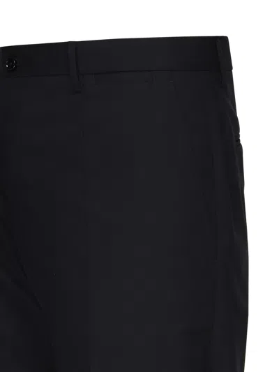 Dolce & Gabbana Tailored Trousers In Virgin Wool In Black