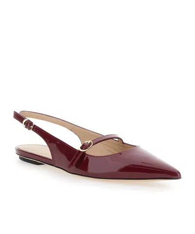 Stuart Weitzman Adjustable Strap Slingback Sandals