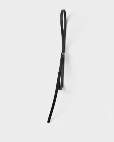 Prada Leather Square-buckle Belt