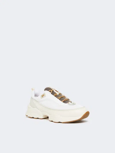 Max Mara Running Shoes In Technical Fabric And Leather