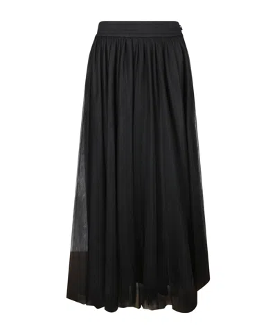 Fabiana Filippi Tulle Skirt In Black