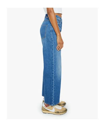 Mother The Dodger Ankle Straight Jeans In Blue