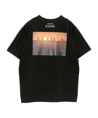 Sacai Where The Wild Things Are T-shirt In Black