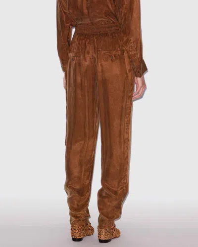 Isabel Marant Étoile Zaylee Trousers In Brown