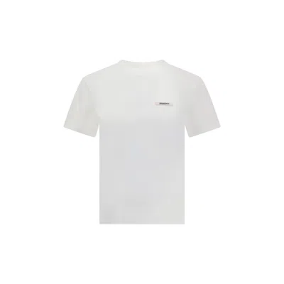 Jacquemus Women Logoed T-shirt In White