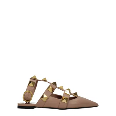 Valentino Pink Leather Sandal