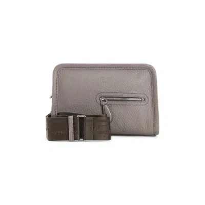Berluti Grained Leather Shoulder Bag In Gray