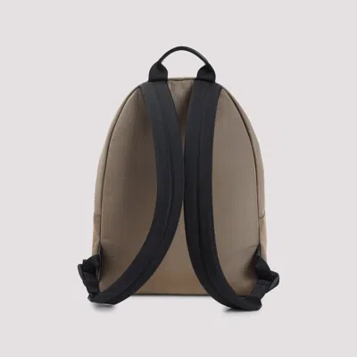 Givenchy Rounded Silhouette Backpack With Textured Finish In Brown