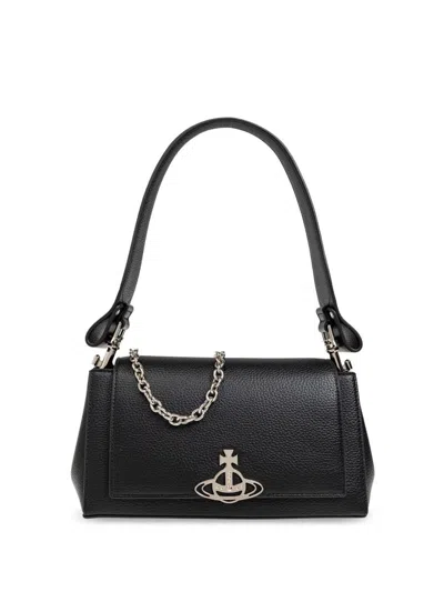 Vivienne Westwood Hazel Small Handbag In Black