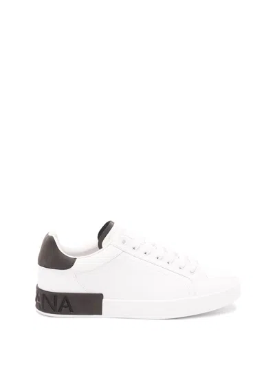 Dolce & Gabbana Sneakers From The Portofino Line In Calfskin