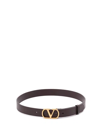 Valentino `vlogo Signature` Leather Belt