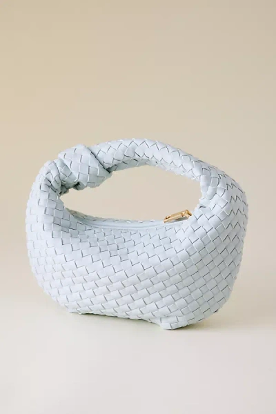 Melie Bianco Larissa Woven Faux-leather Shoulder Bag