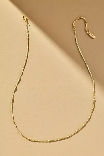 By Anthropologie Gold-plated Delicate Bead Necklace