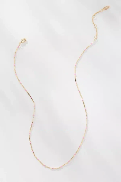 By Anthropologie Gold-plated Delicate Bead Necklace