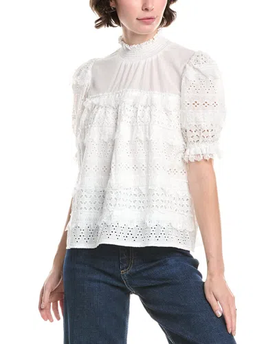 Endless Rose Lace Babydoll Top In White