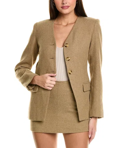 Astr The Label Bellmere Wool-blend Jacket In Brown
