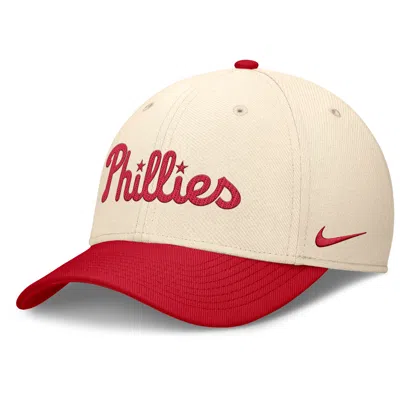 Nike Philadelphia Phillies Statement Rise Swoosh  Men's Dri-fit Mlb Hat