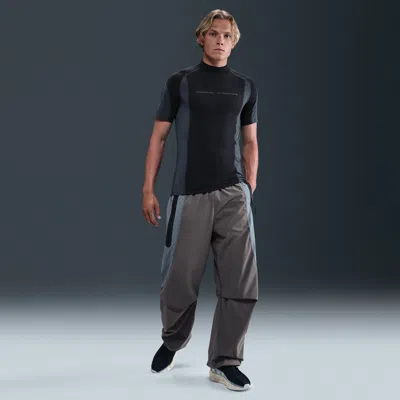 Nike Men's Tech Dri-fit Woven Color-block Loose-fit Pants