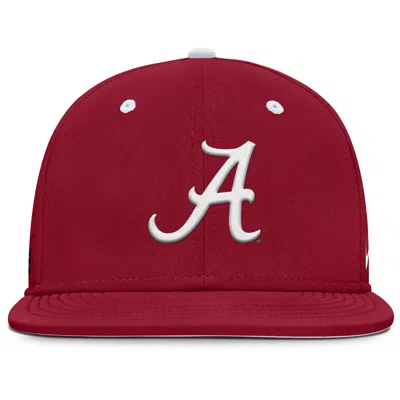 Nike Alabama Crimson Tide Dugout True Menâs  Men's Dri-fit College Fitted Hat