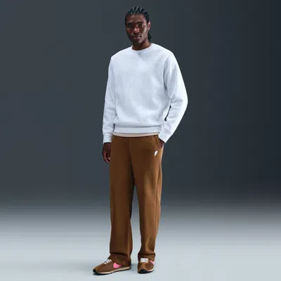 Nike Men's Club Fleece Bungee Pants In Brown