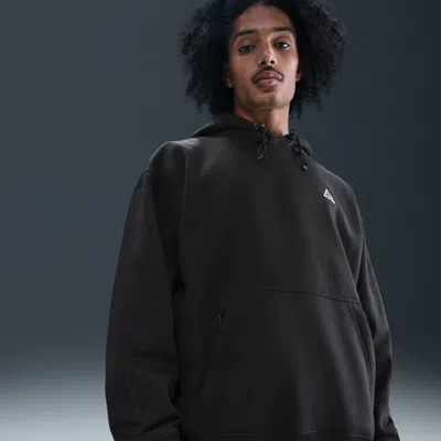 Nike Men's  Acg Therma-fit Fleece Pullover Hoodie In Black