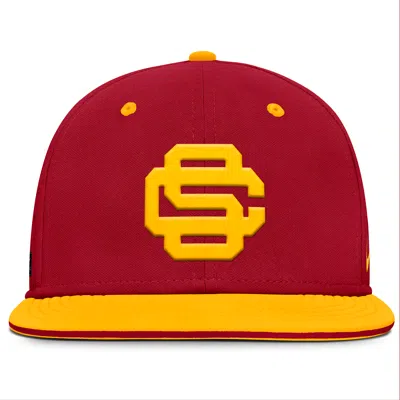 Nike Usc Trojans Dugout True Menâs  Men's Dri-fit College Fitted Hat