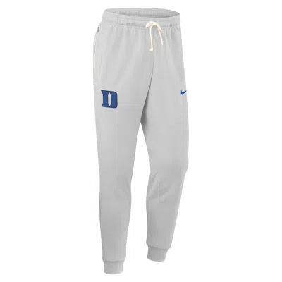 Nike Gray Duke Blue Devils 2025 Sideline Performance Taper Pants