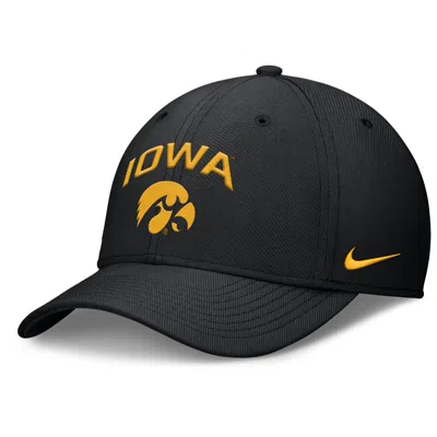 Nike Iowa On-field Rise Swoosh  Men's Dri-fit College Hat