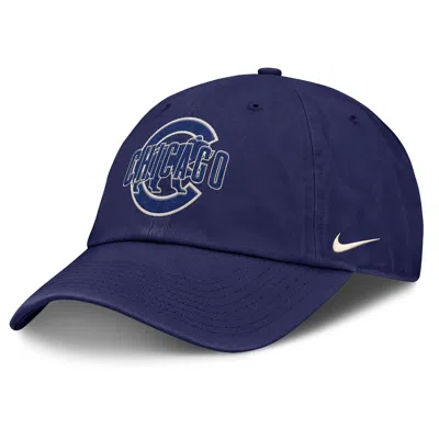 Nike Chicago Cubs Statement Club Menâs  Men's Mlb Adjustable Hat