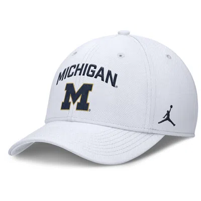 Jordan Men's Michigan On-field Rise Swoosh  Brand Dri-fit College Hat
