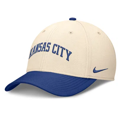 Nike Kansas City Royals Statement Rise Swoosh  Men's Dri-fit Mlb Hat