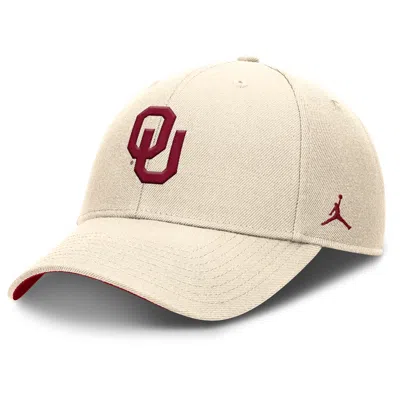 Jordan Men's Oklahoma Primetime Rise  Brand Dri-fit College Trucker Adjustable Hat