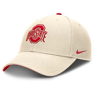 Nike Ohio State Primetime Rise  Men's Dri-fit College Trucker Adjustable Hat