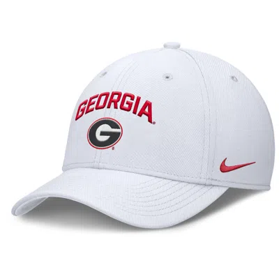 Nike Georgia On-field Rise Swoosh  Men's Dri-fit College Hat