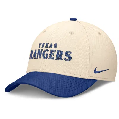 Nike Texas Rangers Statement Rise Swoosh  Men's Dri-fit Mlb Hat