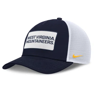 Nike West Virginia On-field Rise  Men's College Trucker Adjustable Hat