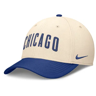 Nike Chicago Cubs Statement Rise Swoosh  Men's Dri-fit Mlb Hat