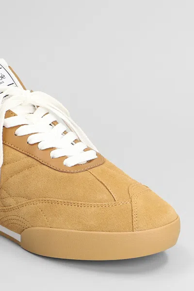Chloé Kick Sneakers In Camel Suede