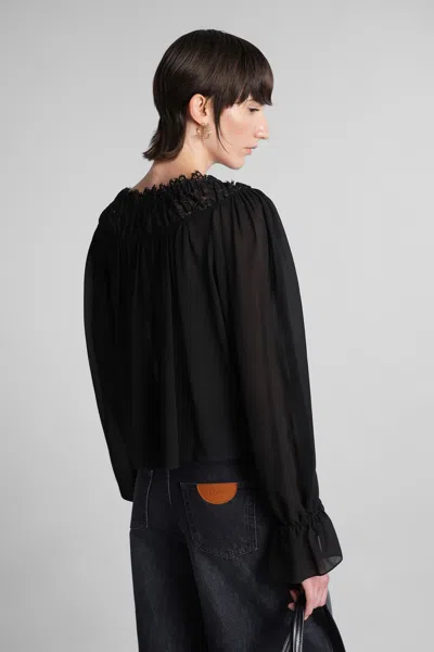 Chloé Topwear In Black Silk