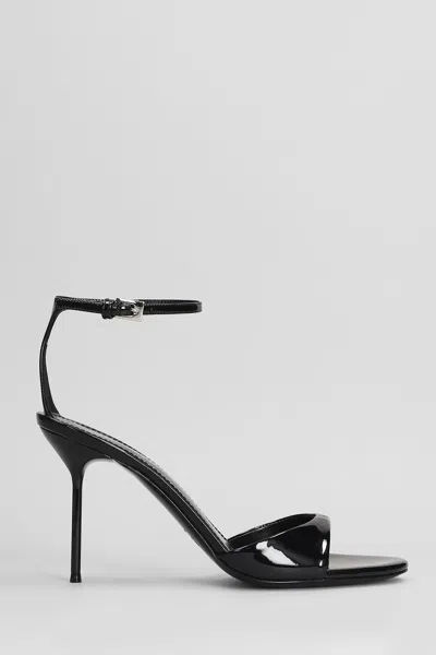 Paris Texas Lidia Sandal 90 Sandals In Black Patent Leather